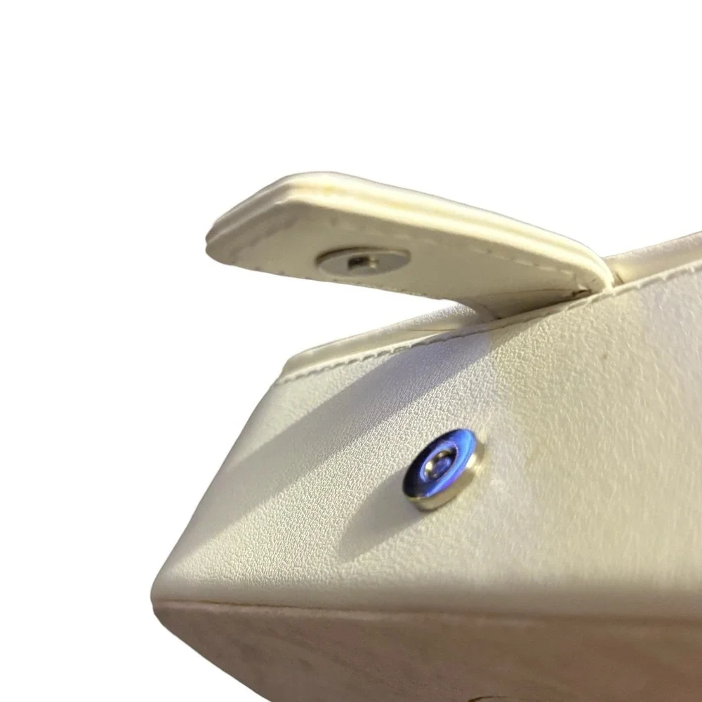 Limoges France Chamart Travel Jewelry‎ Box Holder Vintage Porcelain Tile Accent